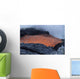 Lava Flowing into Sea Wall Decal Design 2
