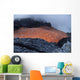 Lava Flowing into Sea Wall Decal Design 2