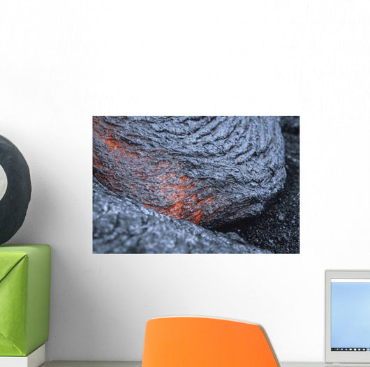 Advancing Lava Toe Lava Wall Decal