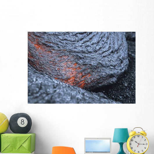Advancing Lava Toe Lava Wall Decal