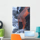 Lava Flowing into Sea Wall Decal Design 1