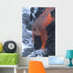 Lava Flowing into Sea Wall Decal Design 1