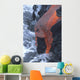 Lava Flowing into Sea Wall Decal Design 1