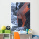 Lava Flowing into Sea Wall Decal Design 1