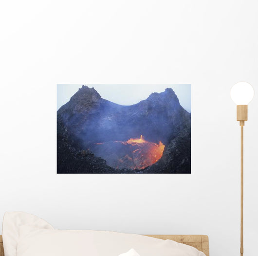 Small Lava Lake Pit Wall Decal