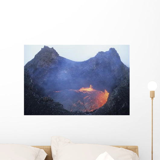 Small Lava Lake Pit Wall Decal