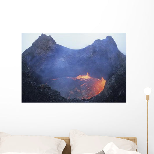 Small Lava Lake Pit Wall Decal