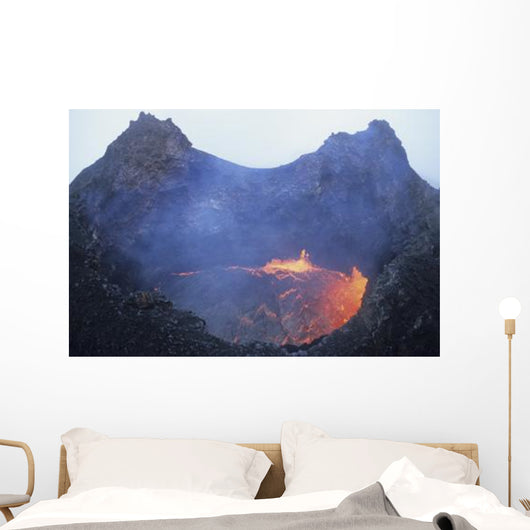 Small Lava Lake Pit Wall Decal