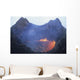 Small Lava Lake Pit Wall Decal