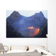 Small Lava Lake Pit Wall Decal