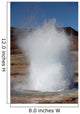 Eruption Strokkur Geysir Iceland Wall Decal Design 3