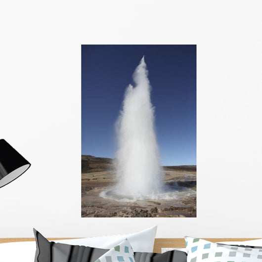 Eruption Strokkur Geysir Iceland Wall Decal Design 1