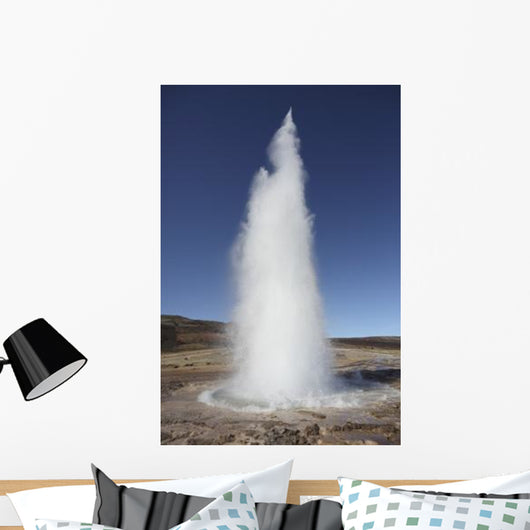 Eruption Strokkur Geysir Iceland Wall Decal Design 1