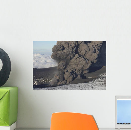 Ash Cloud Eruption Eyjafjatlaja Wall Decal