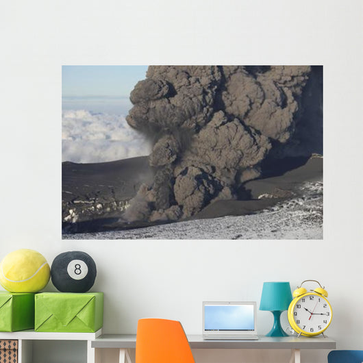 Ash Cloud Eruption Eyjafjatlaja Wall Decal