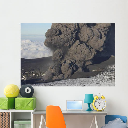 Ash Cloud Eruption Eyjafjatlaja Wall Decal