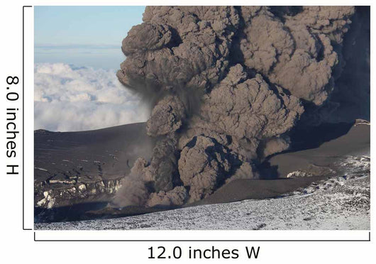 Ash Cloud Eruption Eyjafjatlaja Wall Decal