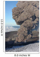Aerial Ash Cloud Eruption Wall Decal Design 2