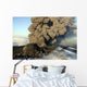 Aerial Ash Cloud Eruption Wall Decal Design 1