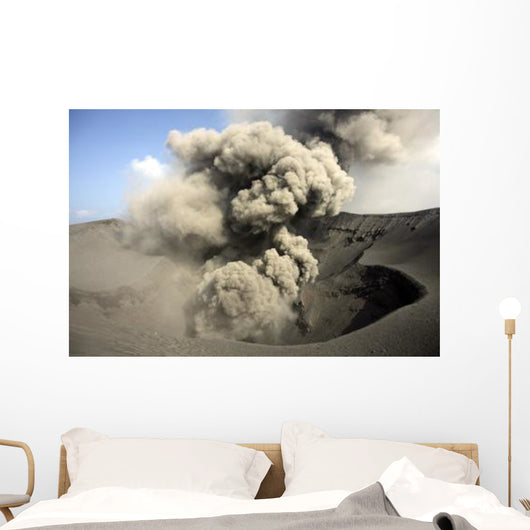 Eruption Volcanic Ash Summit Wall Decal Design 3