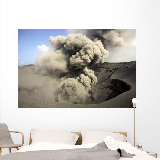 Eruption Volcanic Ash Summit Wall Decal Design 3