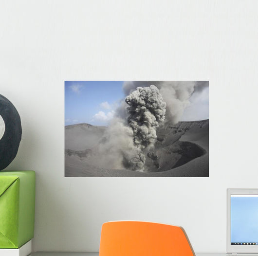 Eruption Volcanic Ash Summit Wall Decal Design 2