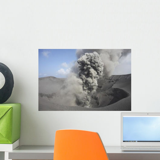 Eruption Volcanic Ash Summit Wall Decal Design 2