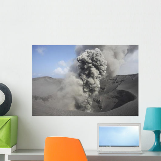 Eruption Volcanic Ash Summit Wall Decal Design 2