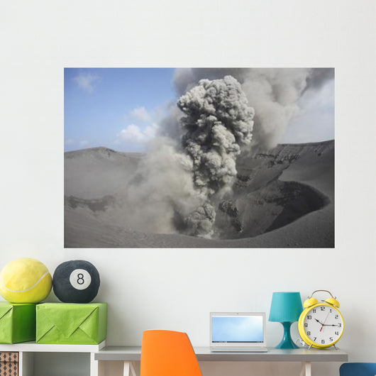 Eruption Volcanic Ash Summit Wall Decal Design 2