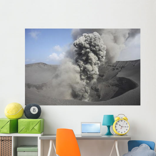 Eruption Volcanic Ash Summit Wall Decal Design 2