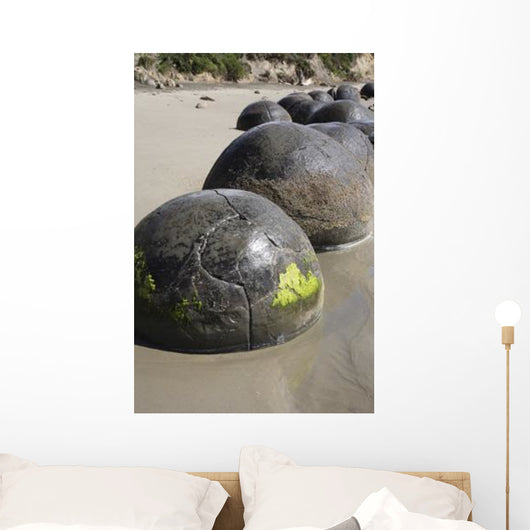 Moeraki Boulders Koekohe Beach Wall Decal Design 19