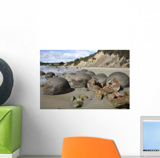 Moeraki Boulders Koekohe Beach Wall Decal Design 17