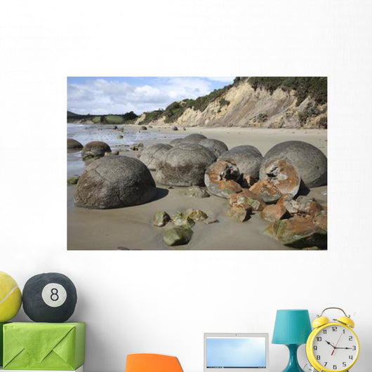 Moeraki Boulders Koekohe Beach Wall Decal Design 17