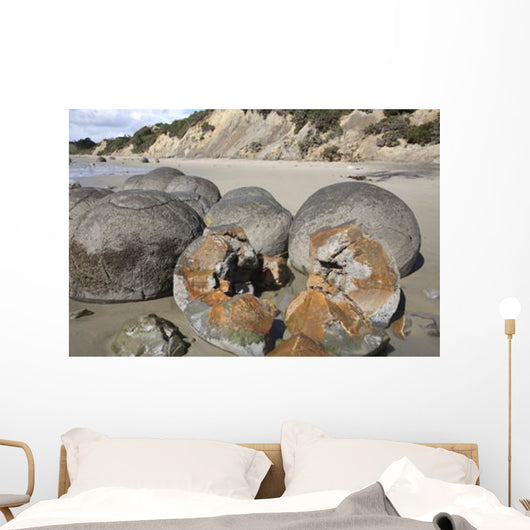 Moeraki Boulders Koekohe Beach Wall Decal Design 16