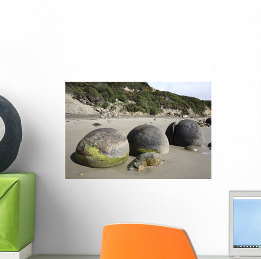 Moeraki Boulders Koekohe Beach Wall Decal Design 15