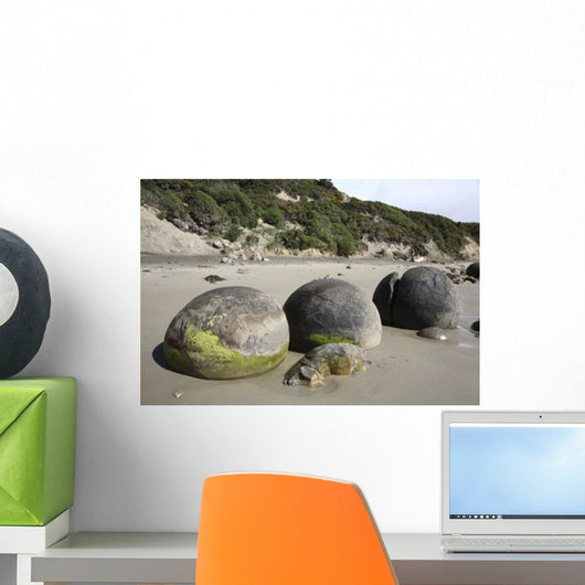 Moeraki Boulders Koekohe Beach Wall Decal Design 15