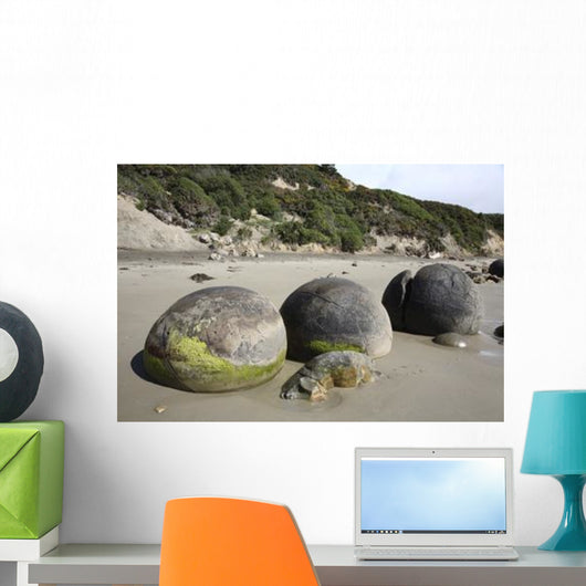 Moeraki Boulders Koekohe Beach Wall Decal Design 15