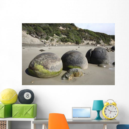 Moeraki Boulders Koekohe Beach Wall Decal Design 15