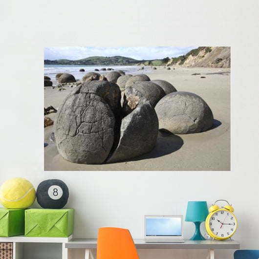 Moeraki Boulders Koekohe Beach Wall Decal Design 14