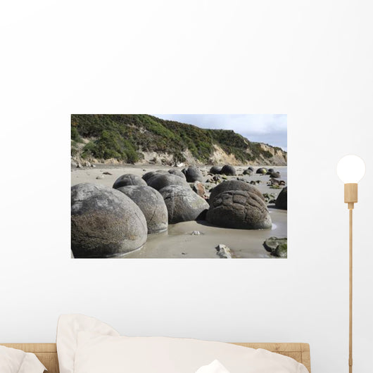 Moeraki Boulders Koekohe Beach Wall Decal Design 10