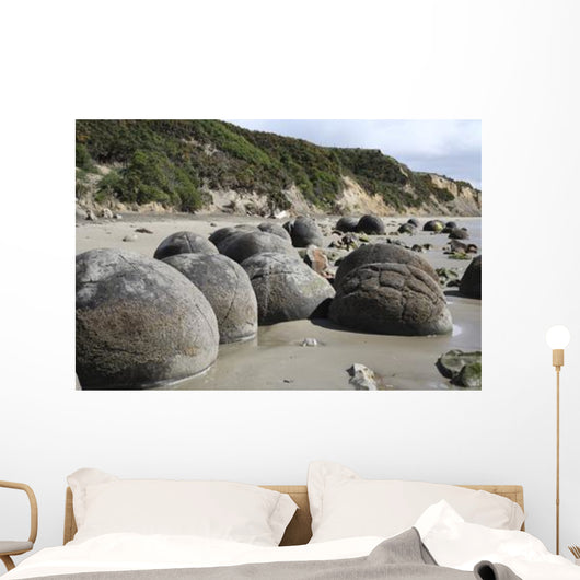 Moeraki Boulders Koekohe Beach Wall Decal Design 10
