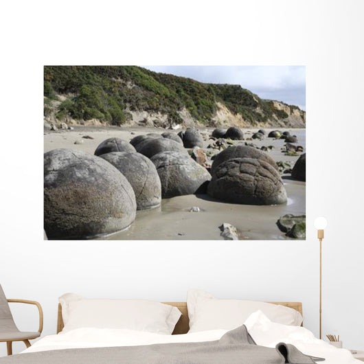 Moeraki Boulders Koekohe Beach Wall Decal Design 10
