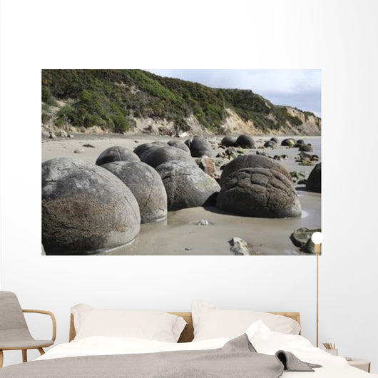 Moeraki Boulders Koekohe Beach Wall Decal Design 10