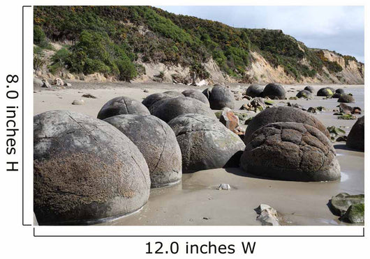 Moeraki Boulders Koekohe Beach Wall Decal Design 10