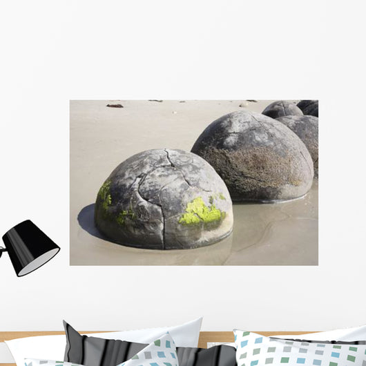 Moeraki Boulders Koekohe Beach Wall Decal Design 9