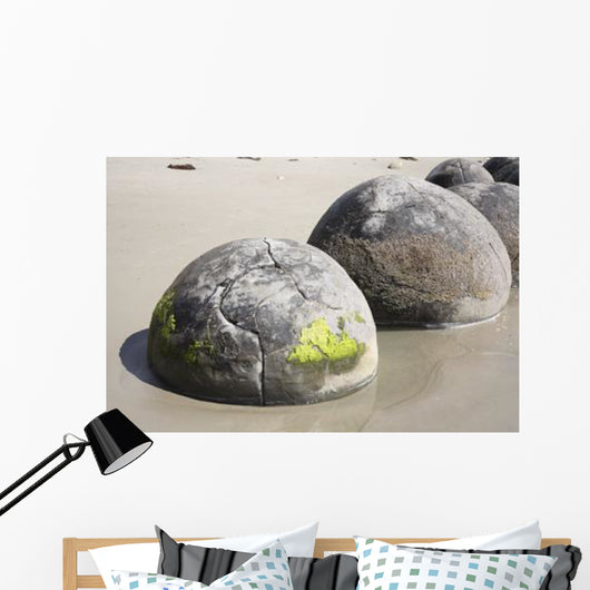 Moeraki Boulders Koekohe Beach Wall Decal Design 9