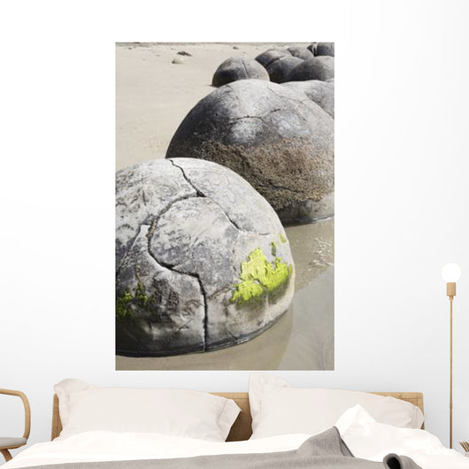 Moeraki Boulders Koekohe Beach Wall Decal Design 8