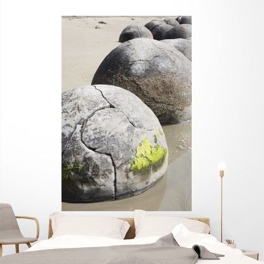 Moeraki Boulders Koekohe Beach Wall Decal Design 8