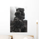 Ash Cloud Rising from Wall Decal