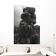 Ash Cloud Rising from Wall Decal